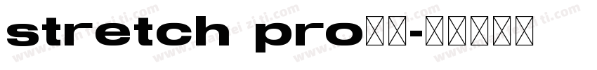 stretch pro下载字体转换